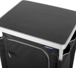 Campart Campingkast CU-0719 – Opvouwbaar En Verstelbaar - 4 Verstelbare Poten - 3 Lagen - Aluminium Frame - Grijs -Kampeerclub 1200x1084 1