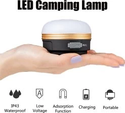 Albrillo Campinglamp LED 2 Stuks Campinglantaarn USB Oplaadbaar Campinglicht, 3 Modi Waterdicht Met 1800mAh Powerbank LED Campinglantaarn Tentverlichting Voor Vissen, Wandelen, Kamperen, Noodgevallen -Kampeerclub 1200x1094 13