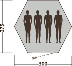 Easy Camp Tent Bolide 400 - Rood - 4 Persoons -Kampeerclub 1200x1096 4