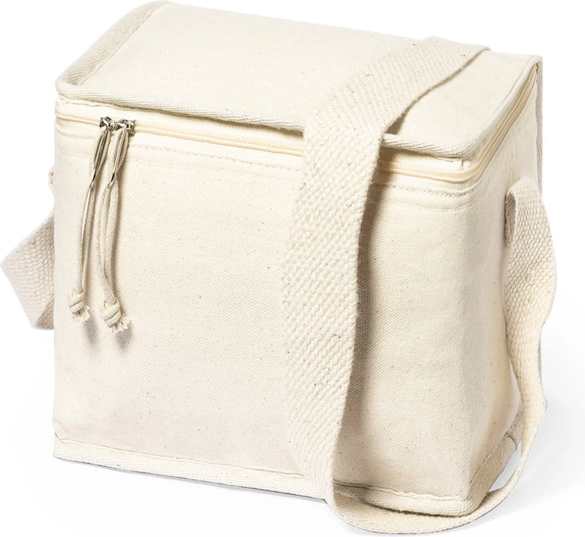Merkloos Koeltas - Lunchtas - Koeltasje Lunch - Koelelementen - Isolatie - Volwassenen - Dames - Heren - 17 X 22 Cm - Katoen - Gebroken Wit 2 Merkloos Koeltas - Lunchtas - Koeltasje Lunch - Koelelementen - Isolatie - Volwassenen - Dames - Heren - 17 X 22 Cm - Katoen - Gebroken Wit - Afbeelding 2