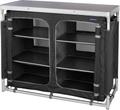 Campart Campingkeuken KI-0734 - Campingkast Groot - 4 Verstelbare Poten - Opvouwbaar En Lichtgewicht - Inclusief Opbergtas - Grijs -Kampeerclub 1200x1105 2