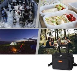 Lunchtas - Koeltas Voor Dames En Heren - Cool Bag - 4 Laags Geïsoleerde Koeltas - Kleine Cooler - Lunch Box - Lunchtas 15 Liter- Zwart 11 Lunchtas - Koeltas Voor Dames En Heren - Cool Bag - 4 Laags Geïsoleerde Koeltas - Kleine Cooler - Lunch Box - Lunchtas 15 Liter- Zwart -Kampeerclub 1200x1107 1