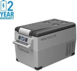 Totalcool Totalfreeze - 35 - Camping Koel/vries Box - 12/24/230 V - 45 Watt- Fluisterstill -Kampeerclub 1200x1114 1
