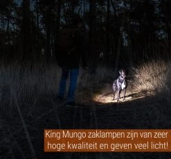 LED Zaklamp - 2000 MAh Oplaadbare Militaire Zaklamp - Zeer Fel - Zwart King Mungo -Kampeerclub 1200x1115 7
