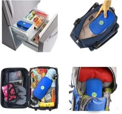 YOUSHARES Insuline Koeltas Diabetici Tas - Medicijnen Diabetici Geïsoleerde Draagbare Koeltas Voor Insuline Pen En Diabetes Koeltas Met 2 Koelaccu's (blauw) -Kampeerclub 1200x1116