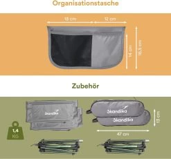 Skandika Campingstoel Compact SET – Campingstoelen – Campingstoel Tot 150 Kg Belastbaar - Kampeerstoel, Visstoel, Kleine Pakmaat, Opvouwbaar, Stabiel, Licht, Comfortabel Gepolsterd – Draagtas Meegeleverd – Vouwstoel – Kampeermeubelen – Grijs 13 Skandika Campingstoel Compact SET – Campingstoelen – Campingstoel Tot 150 Kg Belastbaar - Kampeerstoel, Visstoel, Kleine Pakmaat, Opvouwbaar, Stabiel, Licht, Comfortabel Gepolsterd – Draagtas Meegeleverd – Vouwstoel – Kampeermeubelen – Grijs -Kampeerclub 1200x1117