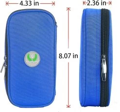 YOUSHARES Insuline Koeltas Diabetici Tas - Medicijnen Diabetici Geïsoleerde Draagbare Koeltas Voor Insuline Pen En Diabetes Koeltas Met 2 Koelaccu's (blauw) -Kampeerclub 1200x1125 2