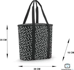 Reisenthel Thermoshopper Koeltas - 15L - Signature Black Zwart -Kampeerclub 1200x1126 2