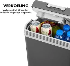 MOA - Thermo-elektrische Koelbox - Met Verwarmingsfunctie - 12V En 230V - 22 Liter - Grijs -ECW22 -Kampeerclub 1200x1130
