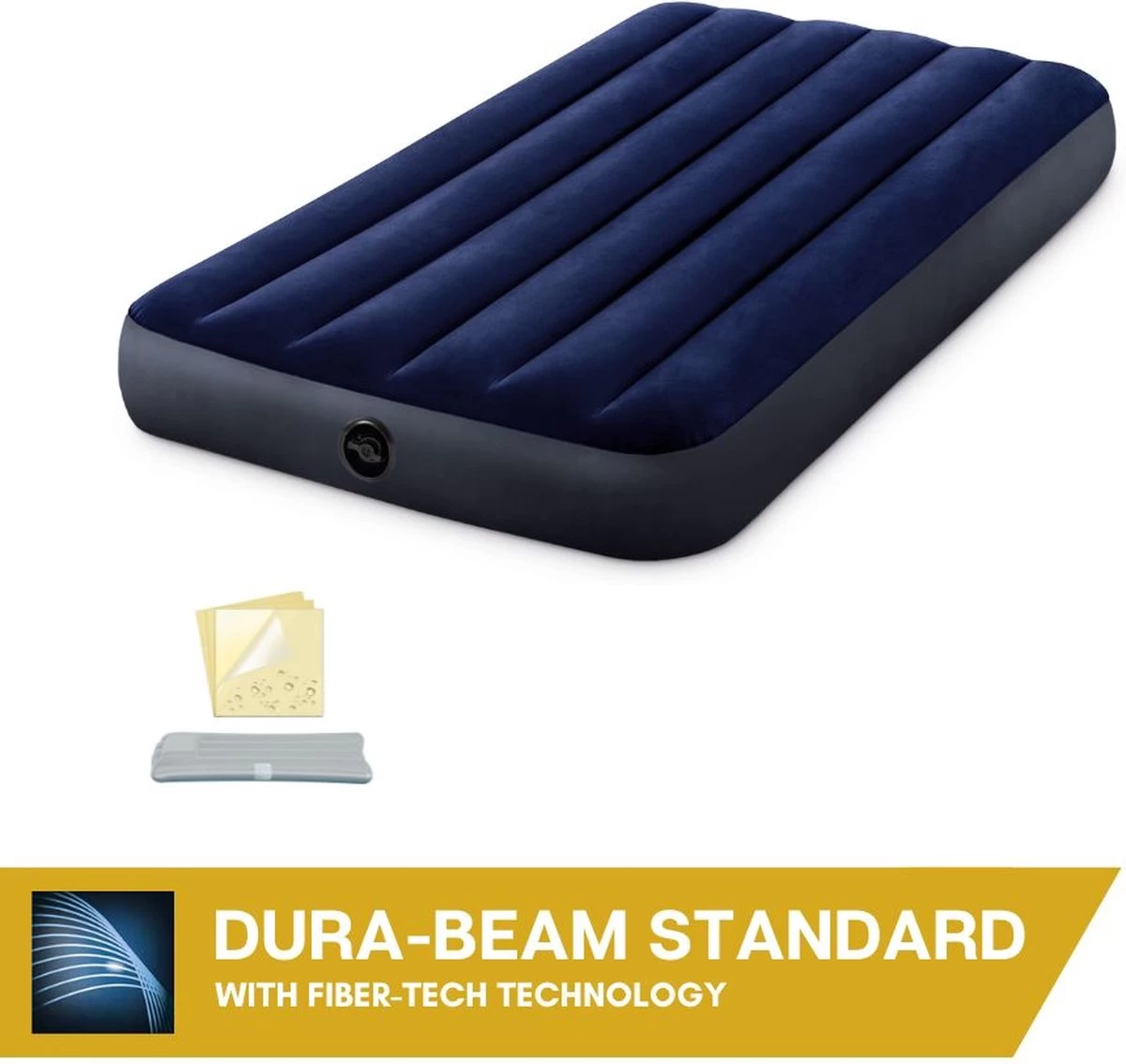 Intex Downy Twin Luchtbed - 1-persoons - 191x99x22 Cm 12 Intex Downy Twin Luchtbed - 1-persoons - 191x99x22 Cm - Afbeelding 12