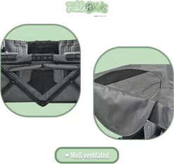FableKids LEO X4Plus Opvouwbare Wagen Met Dak Fossil Grey -Kampeerclub 1200x1134 7