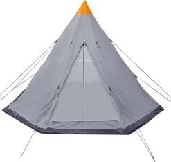 VidaXL Tent 4-persoons Grijs 12 VidaXL Tent 4-persoons Grijs -Kampeerclub 1200x1137 1