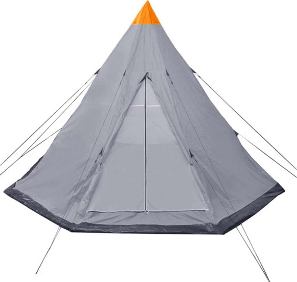 VidaXL Tent 4-persoons Grijs 5 VidaXL Tent 4-persoons Grijs - Afbeelding 5