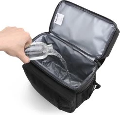 Koeltas Rugzak (28L) - Geschikt Voor 16 Blikjes - Lunchtas Voor Dames En Heren - Zwart -Kampeerclub 1200x1148 4