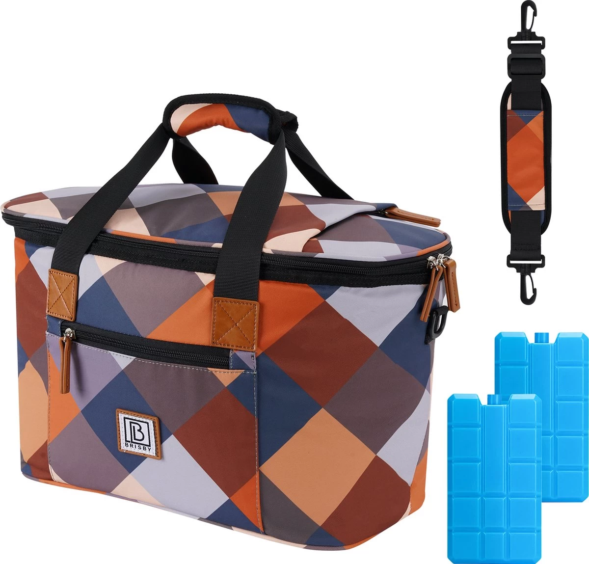 Brisby 4 Laags Geïsoleerde Koeltas - Boodschappentas 21 Liter - Block 1 Brisby 4 Laags Geïsoleerde Koeltas - Boodschappentas 21 Liter - Block