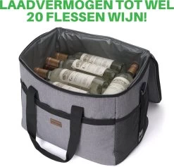 Packaway 4 Laags Geïsoleerde Koeltas - Lunchtas 40 Liter - Grijs -Kampeerclub 1200x1149 4