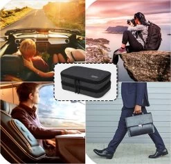 Merkloos Insuline Koeltas Etui Diabetes Tasje Met Ijspak Diabetes Clutch Zwart -Kampeerclub 1200x1152