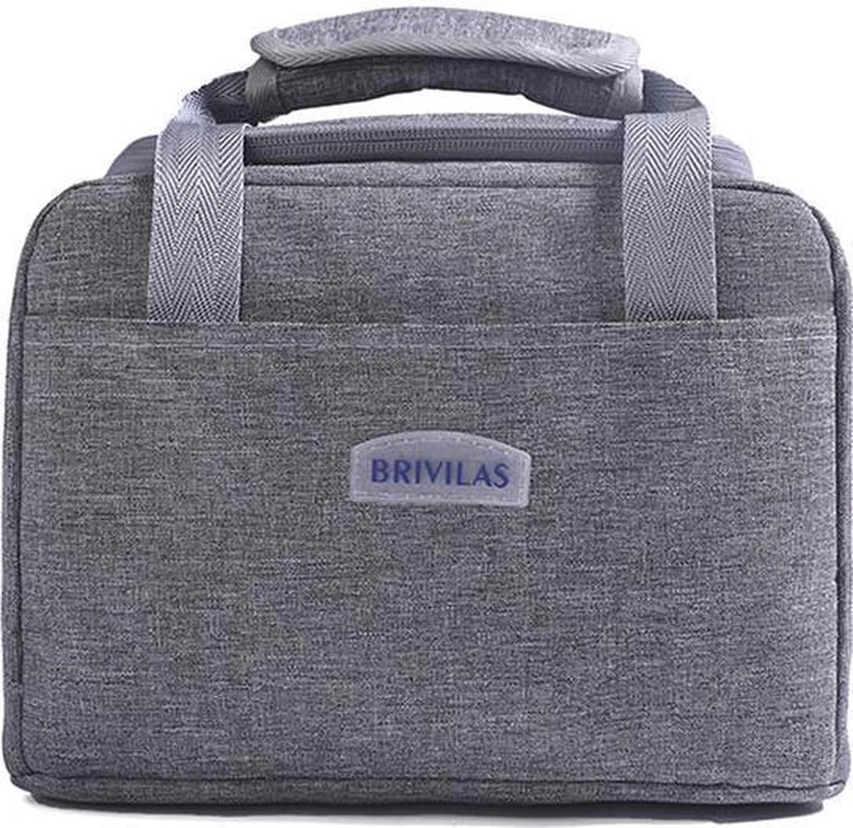 Lunchtas Volwassenen - Lunchbox - Koeltas - Grijs - SEVEND® 1 Lunchtas Volwassenen - Lunchbox - Koeltas - Grijs - SEVEND®