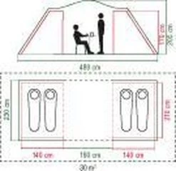Coleman Spruce Falls 4 Vis-a-Vis Tent - Verduisterend - 4-Persoons -Kampeerclub 1200x1164 8