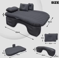 Flightmode - Opblaasbaar Matras Voor Auto, Opblaasbaar Bed, Autostoel, Comfortabel, Met Elektrische Luchtpomp En 3 Adapters, 2 Kussens En Transporttas, Voor Camping, Reizen, Strand 6 Flightmode - Opblaasbaar Matras Voor Auto, Opblaasbaar Bed, Autostoel, Comfortabel, Met Elektrische Luchtpomp En 3 Adapters, 2 Kussens En Transporttas, Voor Camping, Reizen, Strand -Kampeerclub 1200x1166 18