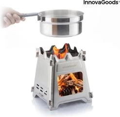 Innovagoods INKLAPBARE STALEN CAMPINGOVEN FLAMET - Camping Oven - Mini Oven - Camping Oventje - Oventje Camping - Mini Oven Vrijstaand - Mini Oventje -Kampeerclub 1200x1169 9