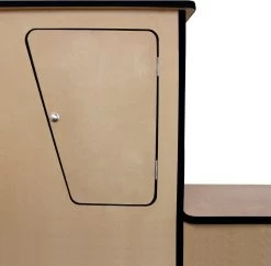 Camper Keuken MDF - Linkerkant EU - Inclusief Kledingstang + Wijnrek - Onbewerkt - Inbouw Kasten Inrichting Kampeerauto Caravan -Kampeerclub 1200x1176