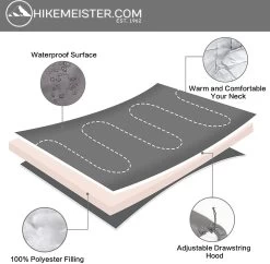 Meisterhome® Mummy Slaapzak - Kamperen - Antraciet - Ca. 220 X 75 Cm - Incl. Draagtas -Kampeerclub 1200x1176 8