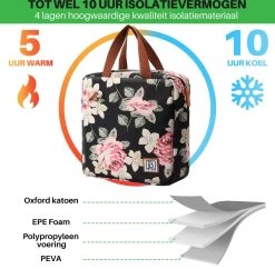 Brisby 4 Laags Geïsoleerde Koeltas - Lunchtas 7 Liter - Bloemetjes 12 Brisby 4 Laags Geïsoleerde Koeltas - Lunchtas 7 Liter - Bloemetjes -Kampeerclub 1200x1178 2