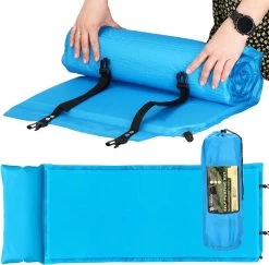 Springos Slaapmat | Zelfopblazend | 186 Cm | Inclusief Hoes & Hoofdkussen | Lichtblauw -Kampeerclub 1200x1180 12