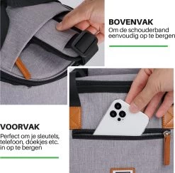 Brisby 4 Laags Geïsoleerde Koeltas - Boodschappentas 21 Liter - Grijs -Kampeerclub 1200x1182 2