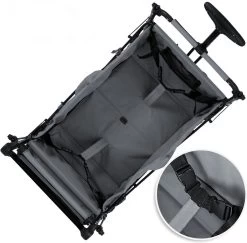 Rijoka Luxe Opvouwbare Bolderkar/Bolderwagen | Met Dakje En Draagtas | Grijs -Kampeerclub 1200x1182 26