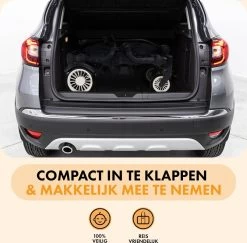 Deryan Luxe Sandy Bolderkar - Duo Buggy - Tandem Buggy - Opvouwbaar - Inklapbare Bolderwagen - Duo Kinderwagen - Zwart -Kampeerclub 1200x1182 28