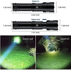 Zacro Zaklamp - Led Oplaadbaar - Militaire Zaklamp - 100000 Lumen - Met 7 Modi - COB Zijlicht - Waterdichte - Voor Noodgevallen, Kamperen, Thuis -Kampeerclub 1200x1183 8