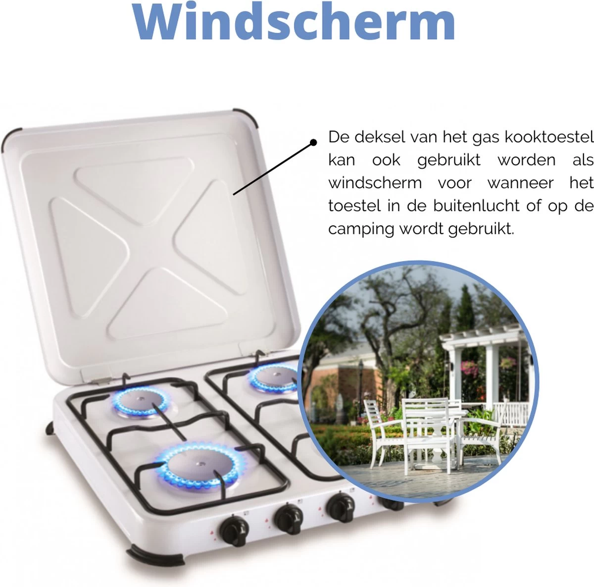 Kemper Gaskooktoestel Set – Campingset – Campingkookset – INCLUSIEF Installatiesetje – TOT 4 RVS Branders 5 Kemper Gaskooktoestel Set – Campingset – Campingkookset – INCLUSIEF Installatiesetje – TOT 4 RVS Branders - Afbeelding 5