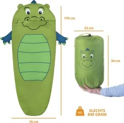 Dutch Mountains Kinderslaapzak Nijlpaard - 170 X 70cm Polyester - Zacht Lichtgewicht – Opberghoes -Kampeerclub 1200x1190 11