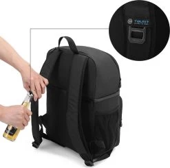 Koeltas Rugzak (28L) - Geschikt Voor 16 Blikjes - Lunchtas Voor Dames En Heren - Zwart -Kampeerclub 1200x1190 4