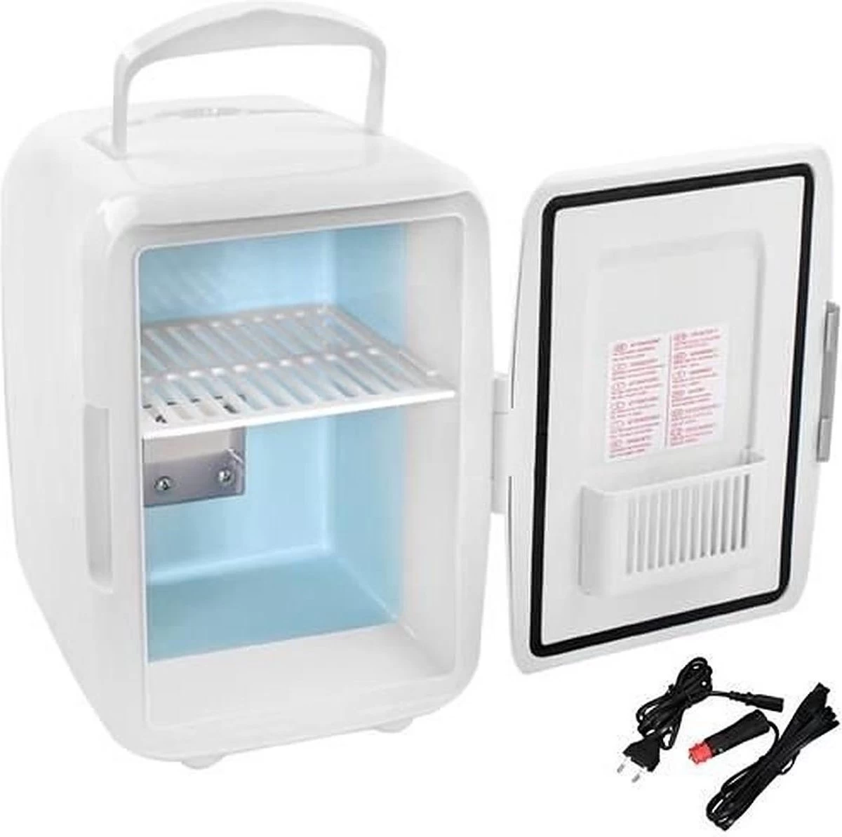 Mobiele Mini Koelkast - Frigobox 220/12 Volt AC/DC Auto/Caravan/Camping - Minibar - Mini Koelkast 4 Liter 5 Mobiele Mini Koelkast - Frigobox 220/12 Volt AC/DC Auto/Caravan/Camping - Minibar - Mini Koelkast 4 Liter - Afbeelding 5