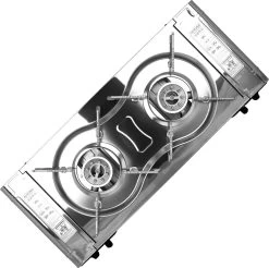 SMH LINE® Dubbele Camping Kooktoestel - 2 Pits - Draagbaar Gasfornuis - 2x 2500W -Kampeerclub 1200x1193 7