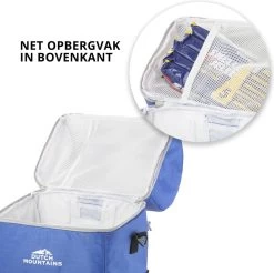 Dutch Mountains Koeltas Rugzak | Cooler Backpack 20 Liter | Picknicktas | Lunchtas | Koelrugzak | Strandtas | Blauw -Kampeerclub 1200x1196 4