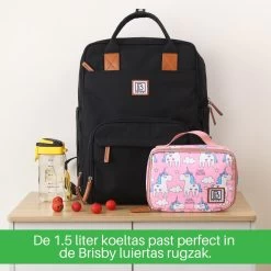 Brisby 4 Laags Geïsoleerde Koeltas - Lunchtas 1.5 Liter - Roze Eenhoorn -Kampeerclub 1200x1198 13
