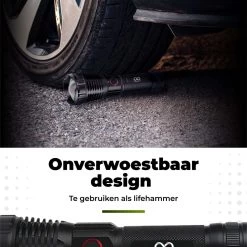 Unlimited Products Militaire Zaklamp LED Oplaadbaar - 2000 Lumen - IP68 Waterdicht - Hard Case Opbergdoos -Kampeerclub 1200x1199 18