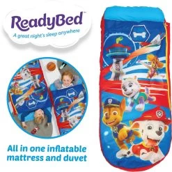 Paw Patrol Junior ReadyBed-2 In 1 Kids Sleeping Inflatable Air Bed In A Bag With A Pump, Polyester, Single -Kampeerclub 1200x1199 9