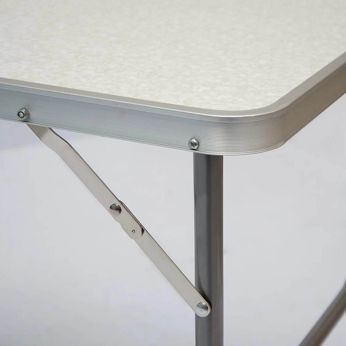 Alu Campingtafel 70x55cm - Inklapbbar Kampeertafel - Picknicktafel Licht Vouwtafel Klaptafel Grijs 4 Alu Campingtafel 70x55cm - Inklapbbar Kampeertafel - Picknicktafel Licht Vouwtafel Klaptafel Grijs - Afbeelding 4