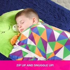 Draak Slaapzak -160 Cms | Kinderslaapzak | Slaapzak Junior | Nappers | Children Sleeping Bag | Kinderen Slaapzak | Super Soft 2 In 1 Fun Pillow &Sleepy For Boys | Draak Slaapzak | Zachte Slaapzak | Knuffel Slaapzak | 2 In 1 Slaapzak | Kinderen -Kampeerclub 1200x1200 1055