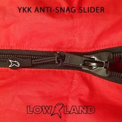 LOWLAND OUTDOOR® Donzen Slaapzak - Companion Economy - 210x80 Cm - Rood -Kampeerclub 1200x1200 1061