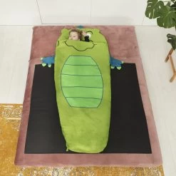 Dutch Mountains Kinderslaapzak Nijlpaard - 170 X 70cm Polyester - Zacht Lichtgewicht – Opberghoes -Kampeerclub 1200x1200 1132