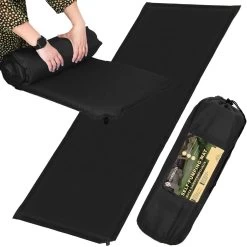 Springos Slaapmat | Zelfopblazend | 180 Cm | Inclusief Hoes | Zwart -Kampeerclub 1200x1200 1236