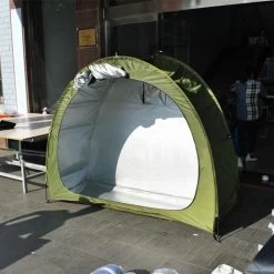 Merkloos Fietstent,Beschermhoes Fietsenschuur, Tent Voor Camping In De Open Lucht-groen 200*80*165CM -Kampeerclub 1200x1200 1311
