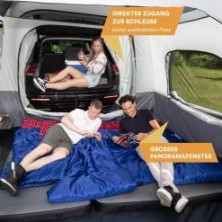 Skandika Pitea XL CROSS Tent – Koepeltenten - Autotent – Campingtent Voor SUV, Caddy, Auto, CUV - Voor Max. 4 Personen – Vrijstaand – Met/zonder Slaapcabine – Max. Stahoogte 230 Cm – 3000mm Waterkolom - 475 X 290 X 230 Cm (LxBxH) – Kamperen - Grijs 12 Skandika Pitea XL CROSS Tent – Koepeltenten - Autotent – Campingtent Voor SUV, Caddy, Auto, CUV - Voor Max. 4 Personen – Vrijstaand – Met/zonder Slaapcabine – Max. Stahoogte 230 Cm – 3000mm Waterkolom - 475 X 290 X 230 Cm (LxBxH) – Kamperen - Grijs -Kampeerclub 1200x1200 1330