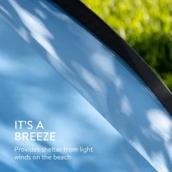 Navaris Windscherm Voor Het Strand - Zon- En Windbescherming Voor Drie Personen - Pop-up Speeltent Met UV- Bescherming - Beach Shelter Met Draagtas 10 Navaris Windscherm Voor Het Strand - Zon- En Windbescherming Voor Drie Personen - Pop-up Speeltent Met UV- Bescherming - Beach Shelter Met Draagtas -Kampeerclub 1200x1200 1424